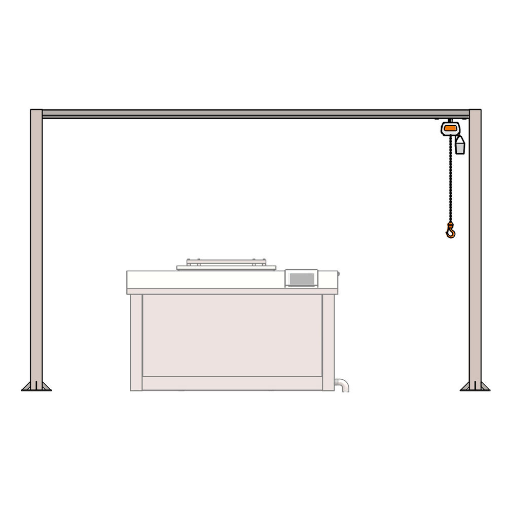 Lifting device for Metos Sous vide and cooling bath 126
