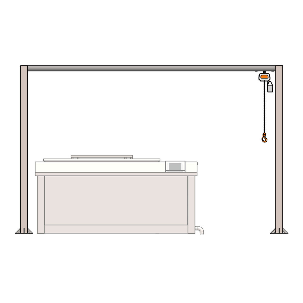 Lifting device Metos Cooling bath 250kg