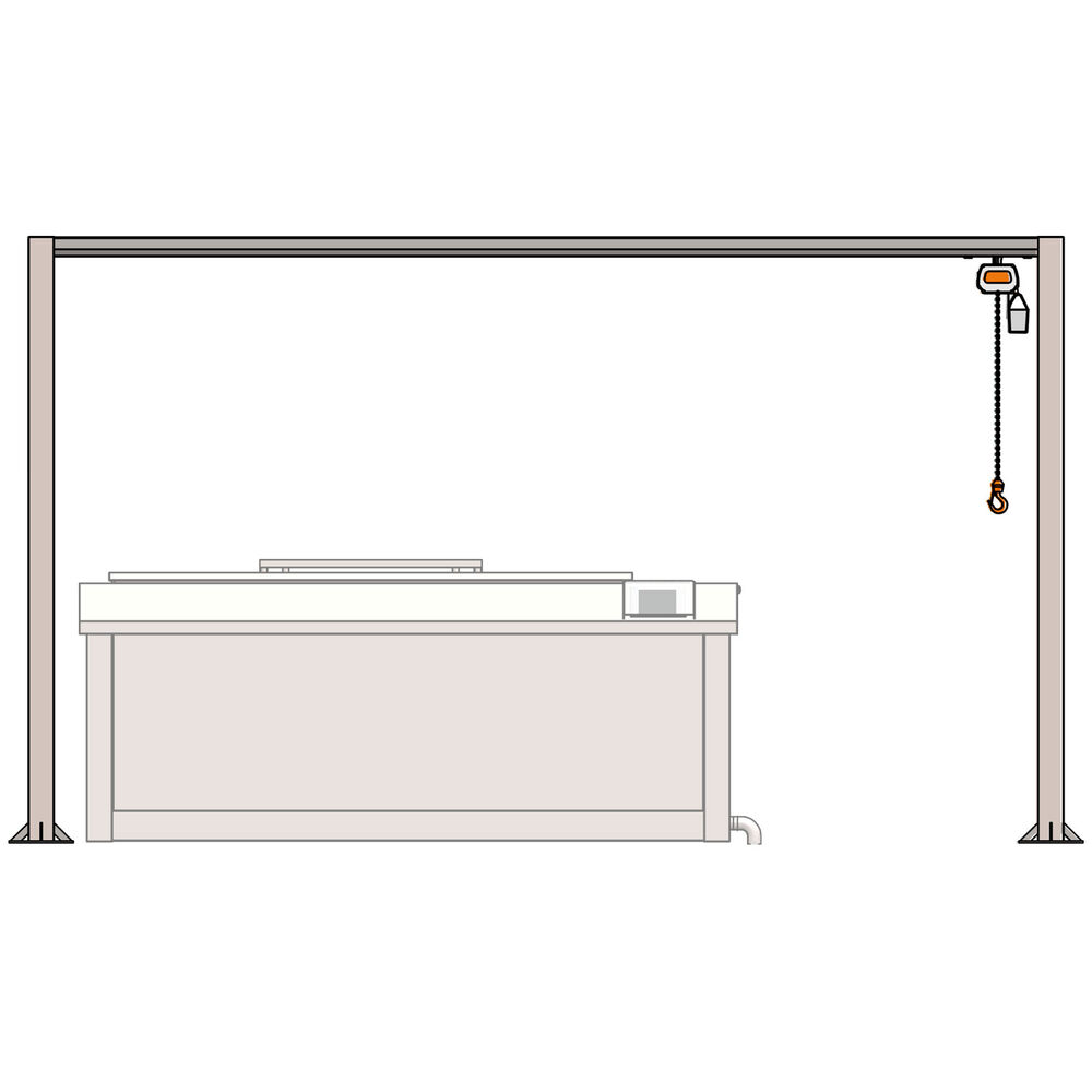 Lifting device Metos Cooling bath 300kg